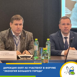 Дирекция ООПТ ЛО участвует в форуме 