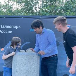 Представители Дирекции ООПТ ЛО приняли участие в церемонии открытия палеонтологического парка